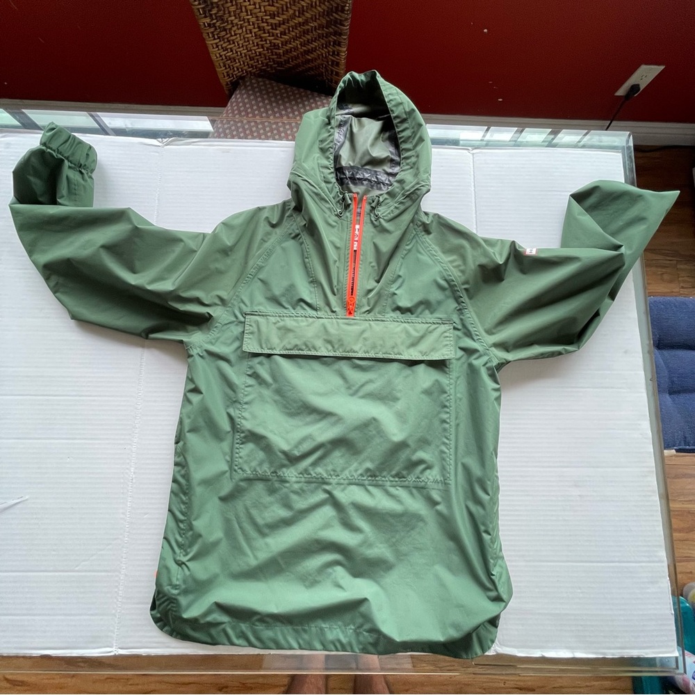 Hunter for Target Green 1/4 Zip Pullover Raincoat Jacket Windbreaker Mens Medium - Picture 13 of 13